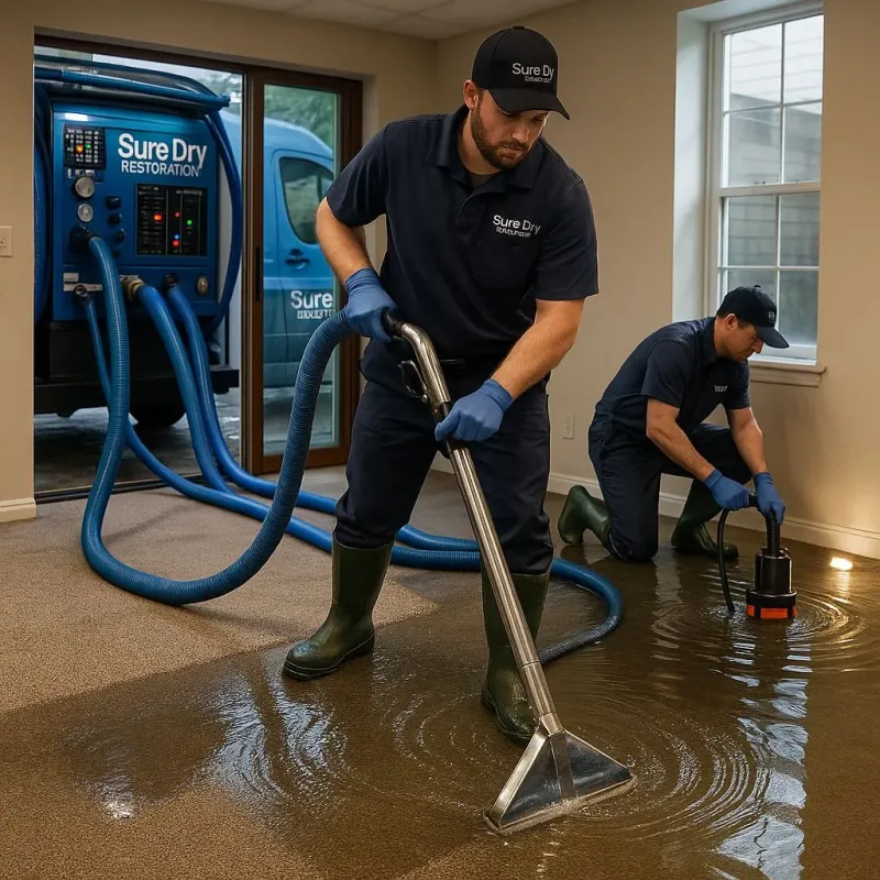Water Extraction and Removal process in Bay Harbor, MI